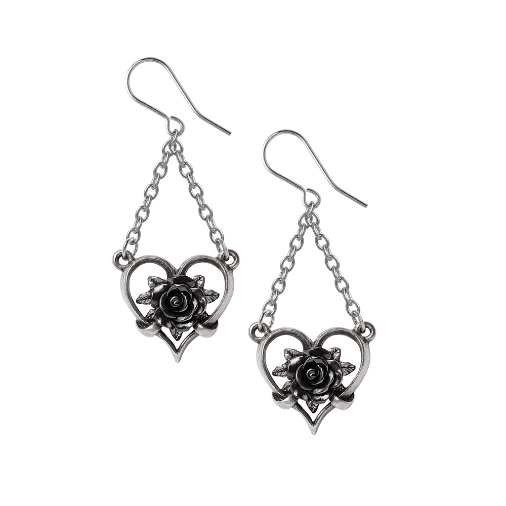 Alchemy - Heart of Blackness Ohrringe - Silberfarben